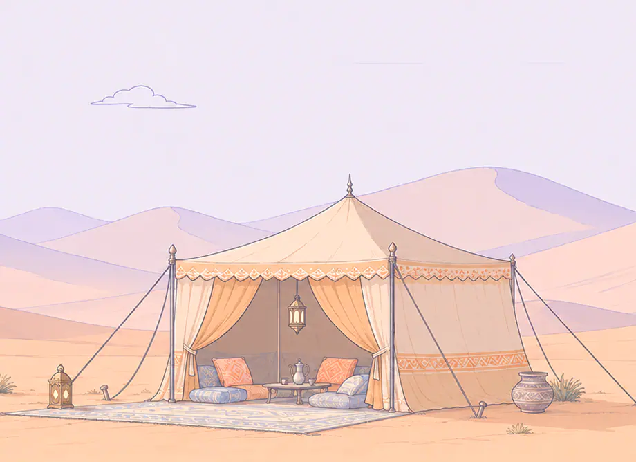 United Arab Emirates route illustration