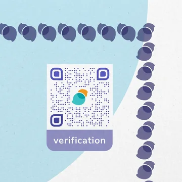 Printed certificate verification QR example
